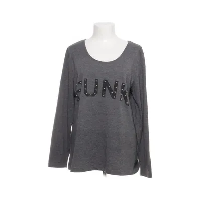 Long sleeve T-shirt (Gray) from Sheego Trend Cotton, Polyester