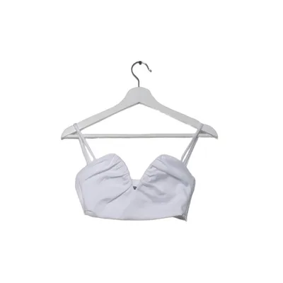 Crop top (White) from Zara Cotton, Elastane, Polyamide