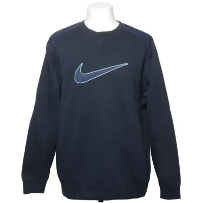 Sweatshirt (Sort) fra Nike Bomuld, Polyester