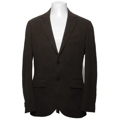 Blazer (Braun) von Polo Ralph Lauren Baumwolle, Cupro, Wolle