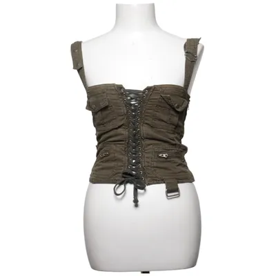 Tank­top (Grün) von Jaded London Baumwolle