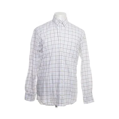 Buttondown-skjorta (Vit, Brun, Blå) från Daniel Hechter Bomull