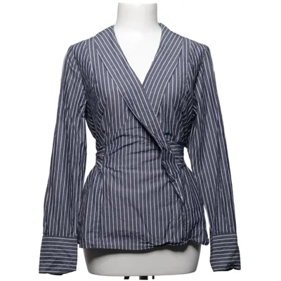 Wikkelblouse (Grijs, Wit) van Scotch & Soda Katoen