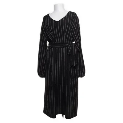 Jurk (Zwart, Wit) van Isolde Elastaan, Polyester, Viscose
