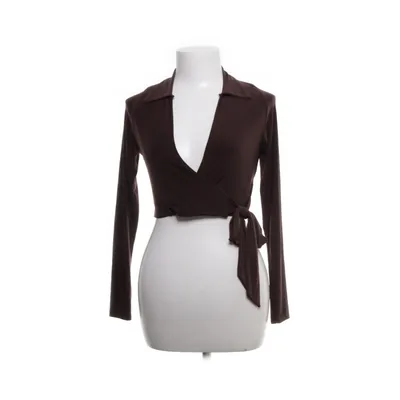 Omlottblus (Brun) från PrettyLittleThing Elastan, Polyester