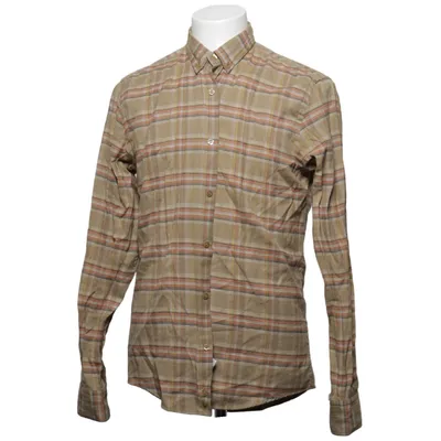Flannel skjorte (Brun, Orange, Flerfarvet) fra Human Scales Bomuld