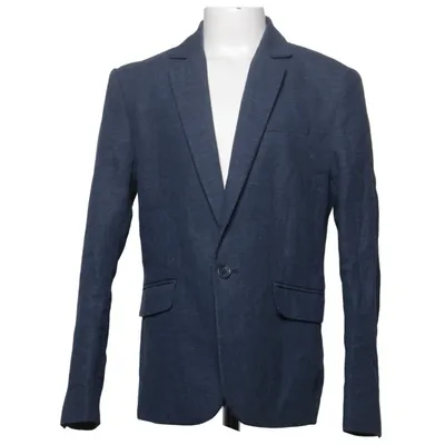 Blazer (Blå) fra H&M Bomuld, Linned, Polyester