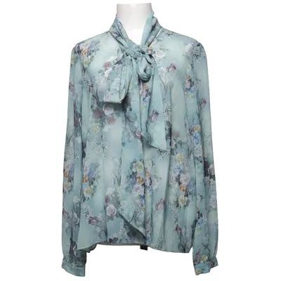 Pussy bow blouse (Green, Multicolored) from Ida Sjöstedt Polyester
