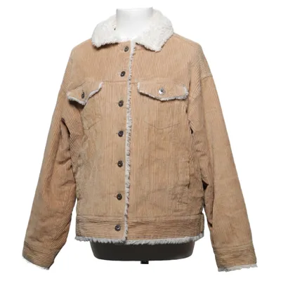 Lined denim jacket (Beige, White) from Soya Fashion