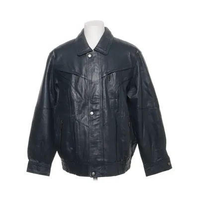 Veste en cuir (Gris) Cuir, Polyester