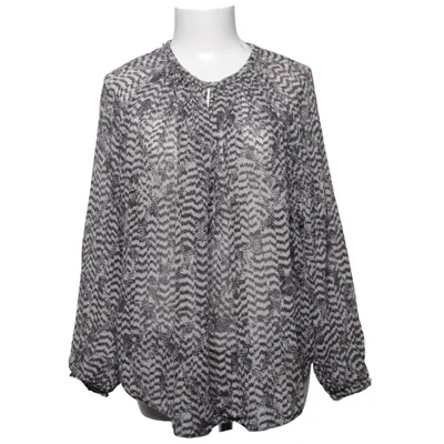 Blouse (Gray, White) from Isabel Marant pour H&M Silk