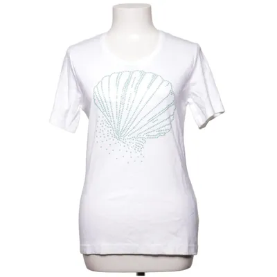 T-shirt (Hvid, Grøn) fra Laura di Sarpi Bomuld