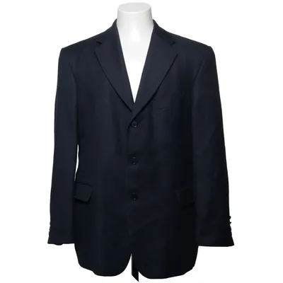 Kavaj (Blå) från Cavaliere of Sweden Polyester, Viskos, Ull