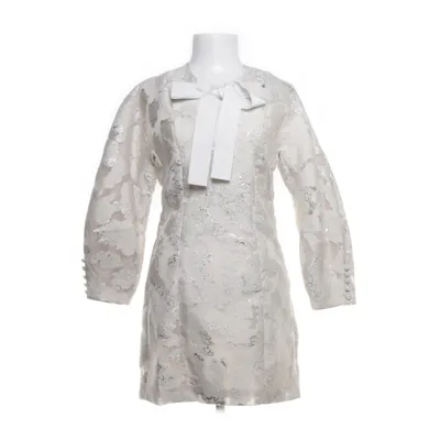 Klänning (Vit, Flerfärgad) från H&M Conscious Collection Exclusive Metallfiber, Polyester