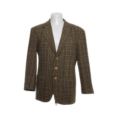 Kavaj (Brun, Flerfärgad) från Oscar Jacobson Viskos, Ull