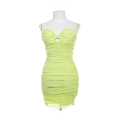green emerald velvet dress Embellished Bandeau Mini Dress in Pear Green main image 1