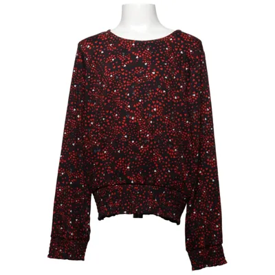 Blouse (Black, Red, White) from Lindex Kids Elastane, Polyester
