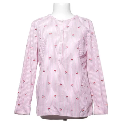Blouse (Roze, Wit, Meerkleurig) van Talbots Katoen