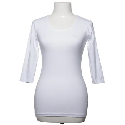 Lange mouwen shirt (Wit) van Fisherfield Katoen, Elastaan