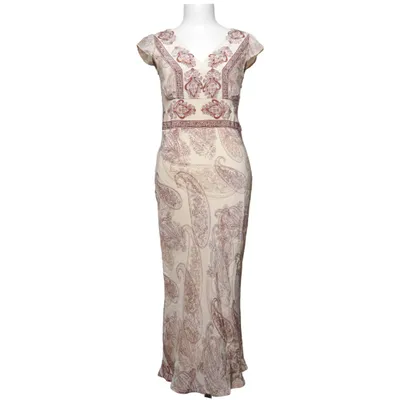 Maxi jurk (Beige, Bruin) van Sisters Katoen, Zijde