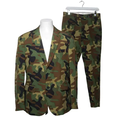 Kostym (Grön, Flerfärgad) från Opposuits Polyester