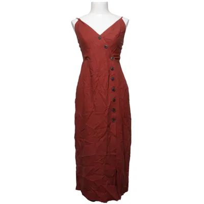 Dress (Red) from Urban Outfitters Linen, Viscose
