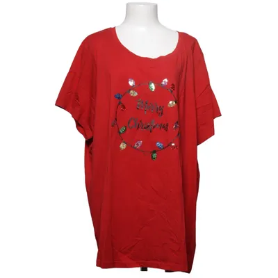 T-shirt (Röd) från Zizzi Bomull