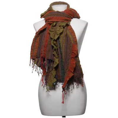 Scarf (Green, Orange, Purple) from Passigatti Wool