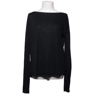 T-shirt à manches longues (Noir) de Hunkydory Essentials Polyester, Viscose
