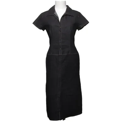 Denim dress (Black) from Oxmo Cotton, Elastane, Polyamide