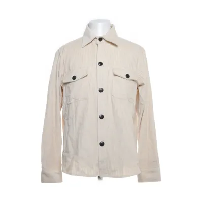 Överskjorta (Beige, Vit) från Ströms Bomull