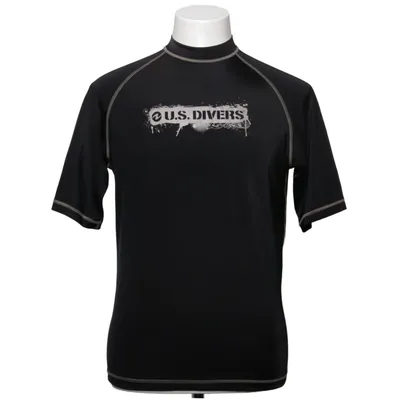 Badtröja (Svart) från U.S.Divers Elastan, Polyester
