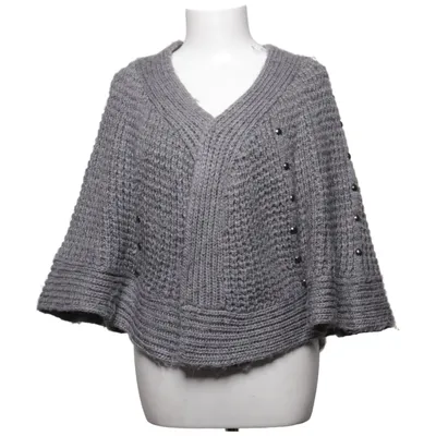 Poncho (Gray) from Menglu Acrylic, Wool