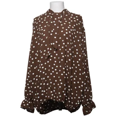 Blouse (Marron, Blanc) de Made in italy Polyester