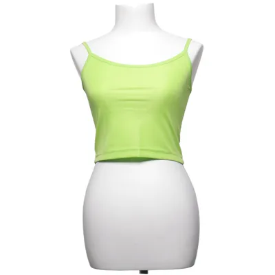 Crop top (Grøn) fra Julien Polyester