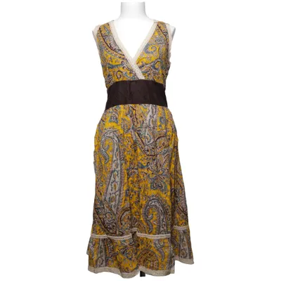 Robe longue (Jaune, Marron, Multicolore) de Magic Coton