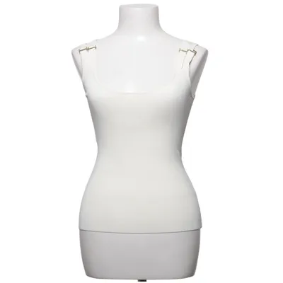 Tanktop  (Hvid) fra Dion Lee Polyester, Viscose