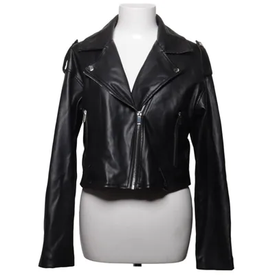 Biker jacket (Cropped Oversized Biker Jacket) from NLY Trend Polyester, Polyurethane