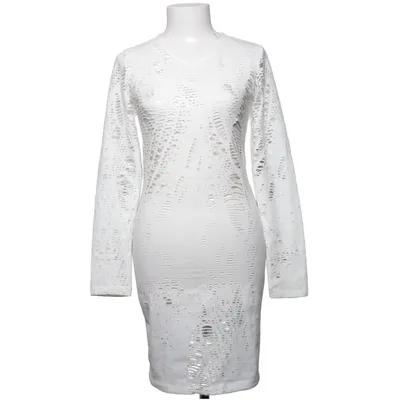 Dress (White) from Kikiriki Elastane, Polyester