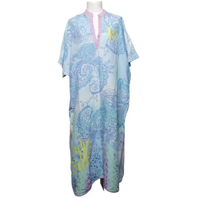 Kaftankjole (Blå, Lilla, Flerfarvet) fra Yippie Hippie Linned, Viscose