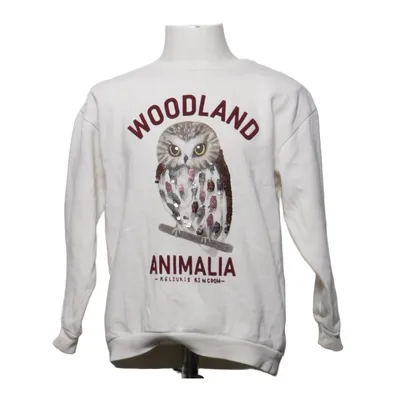 Sweatshirt (Weiß, Mehrfarbig) von Kelzuki x H&M Baumwolle, Polyester