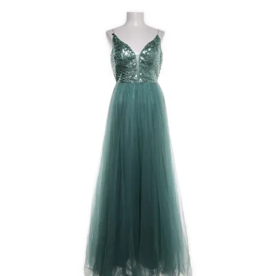 Evening gown (Green) from Vera Mont Polyester, Polyamide