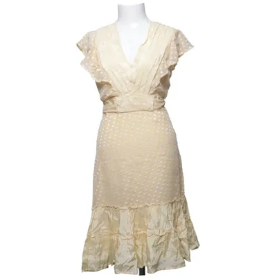 Kjole (Hvid, Gul) fra Cream Polyester, Viscose