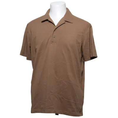 Polo shirt (Brown) from H&M Man Cotton, Polyester