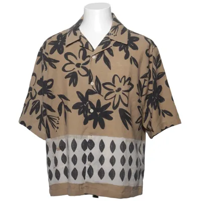 Korte mouwen shirt (Beige, Zwart, Wit) van Zara Polyester