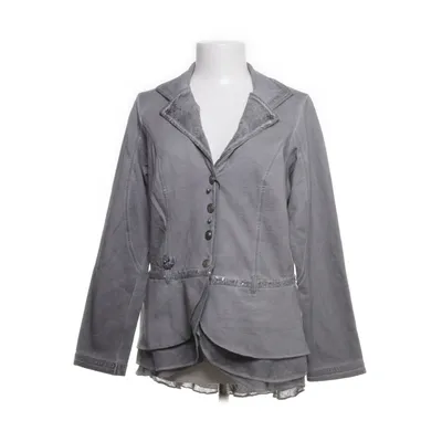 Blazer (Gray) from Body Needs Cotton, Nylon, Polyester