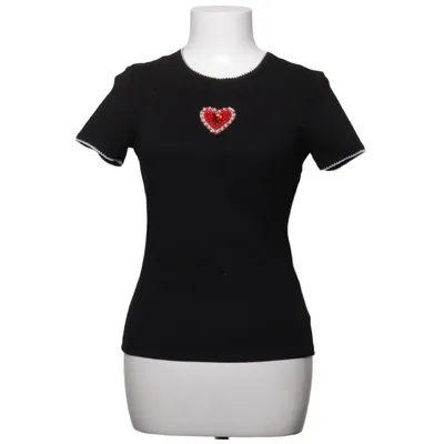 T-shirt (Sort) fra Reserved Bomuld, Elastan