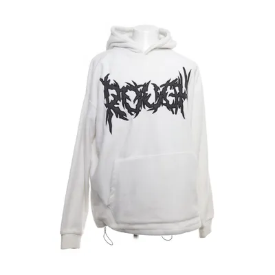 Hoodie (White, Black) from Black Squad Polyester