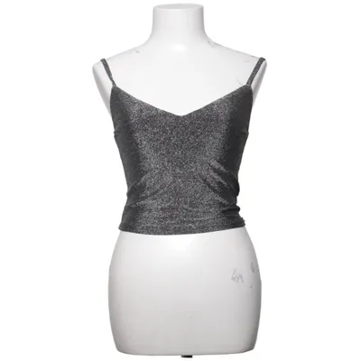 Crop top (Grijs) van Tally Weijl Elastaan, Metallvezel, Polyamide