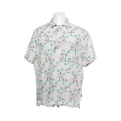 Short sleeve shirt (Beige, Multicolored) from Boutique Cotton, Linen